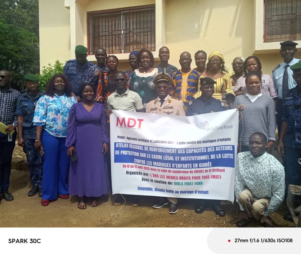 N’Zérékoré : atelier régional visant à combattre le mariage des enfants.