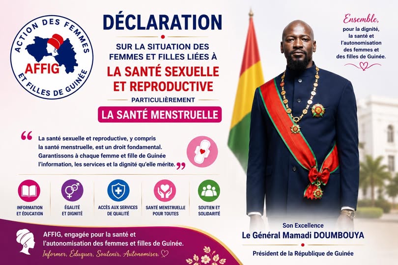 Forum National des Menstrues en Guinée : un plaidoyer fort pour la santé menstruelle et reproductive