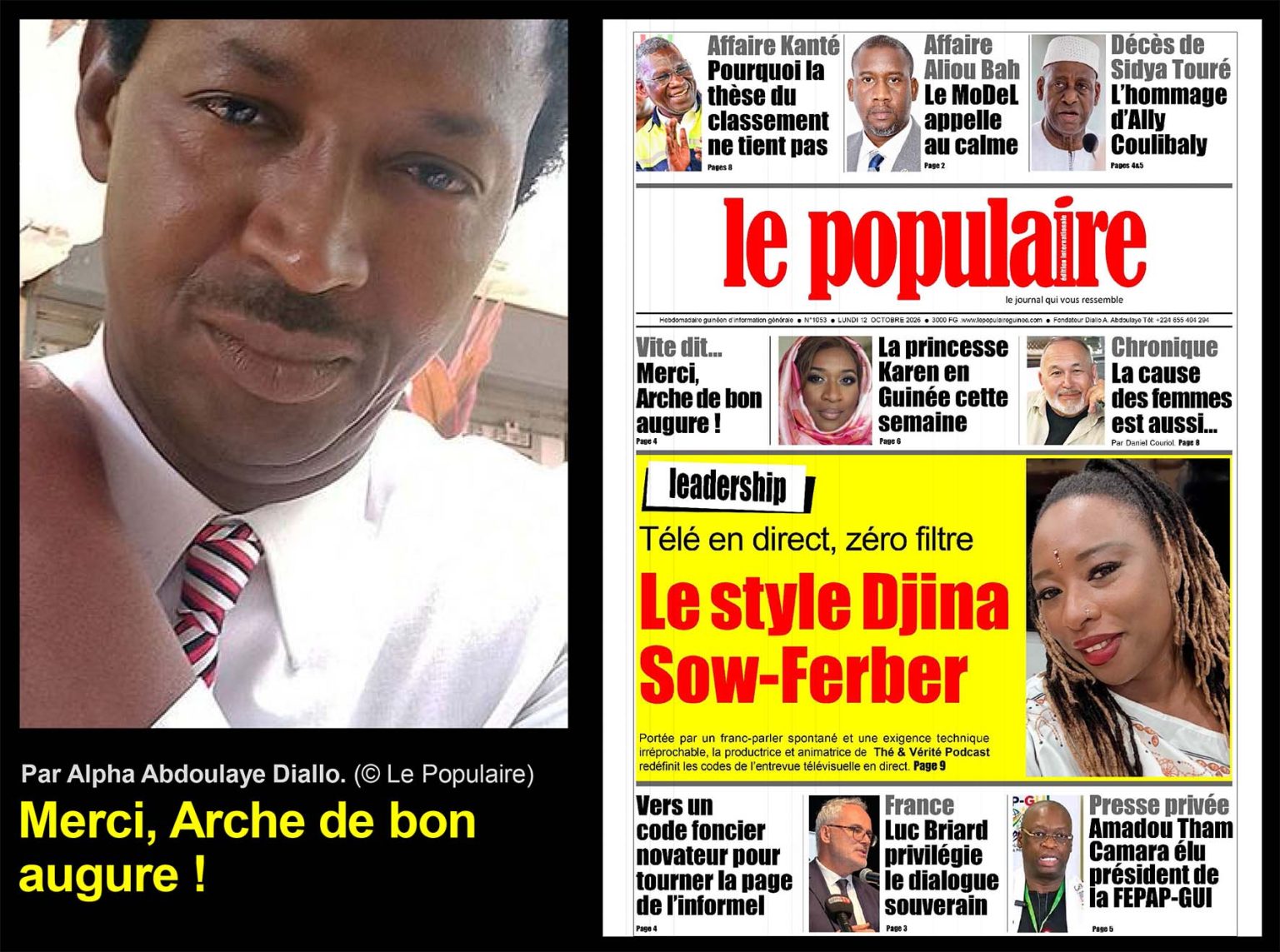 Merci, Arche de bon augure !